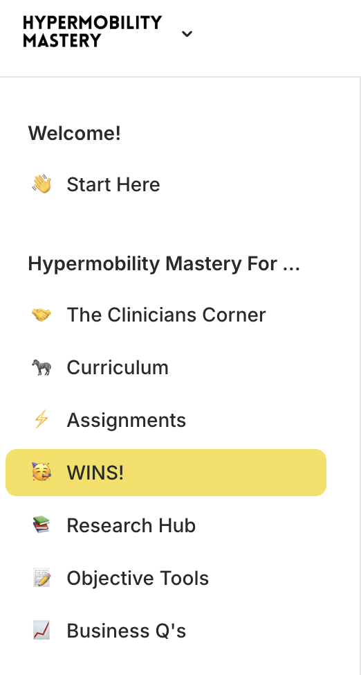 Hypermobility Mastery App